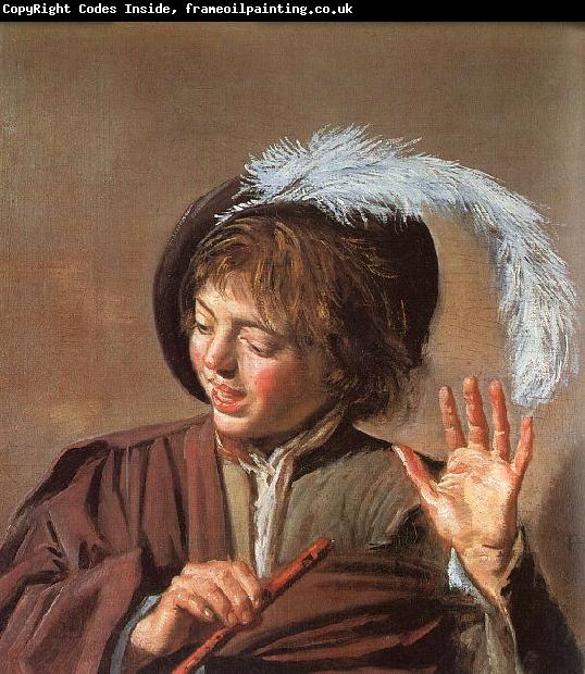 Frans Hals Singing Boy with a Flute